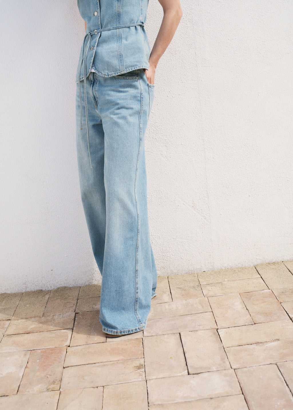 High Waisted Wide Leg Jeans