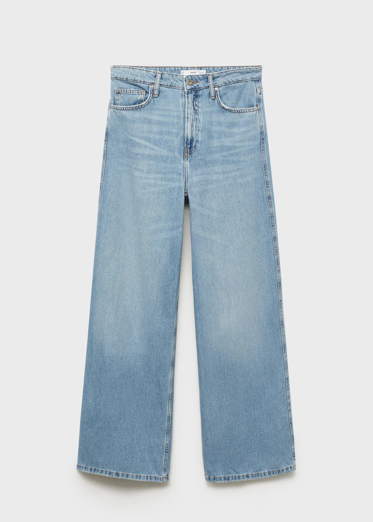 High Waisted Wide Leg Jeans