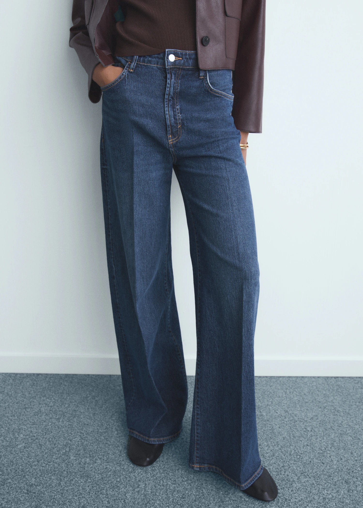 High Waisted Wide Leg Jeans