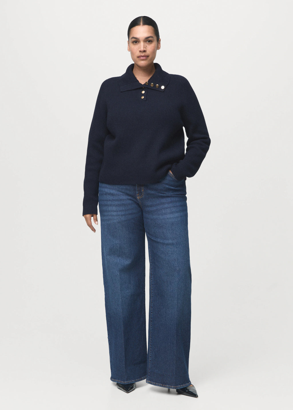 High Waisted Wide Leg Jeans