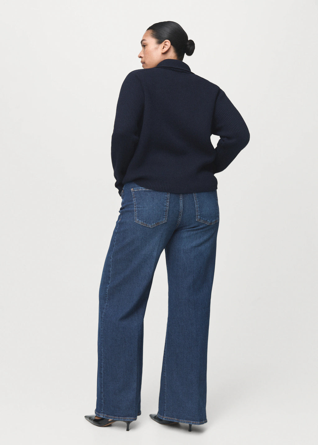 High Waisted Wide Leg Jeans