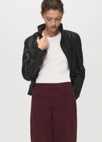 High Waisted Wide Leg Jeans With Stitching