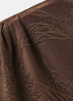 Jacquard Floral Print Top