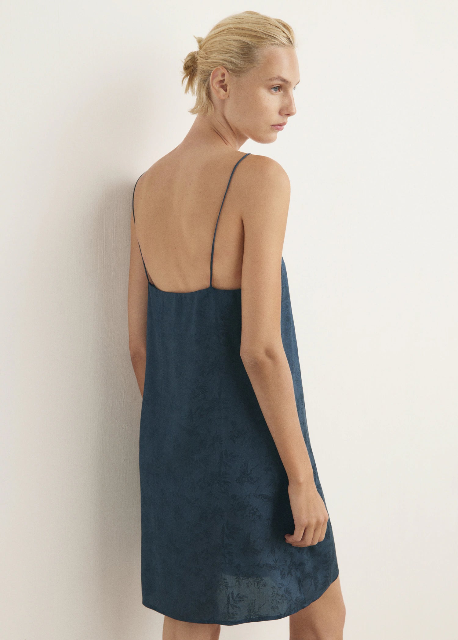 Jacquard Satin Nightdress