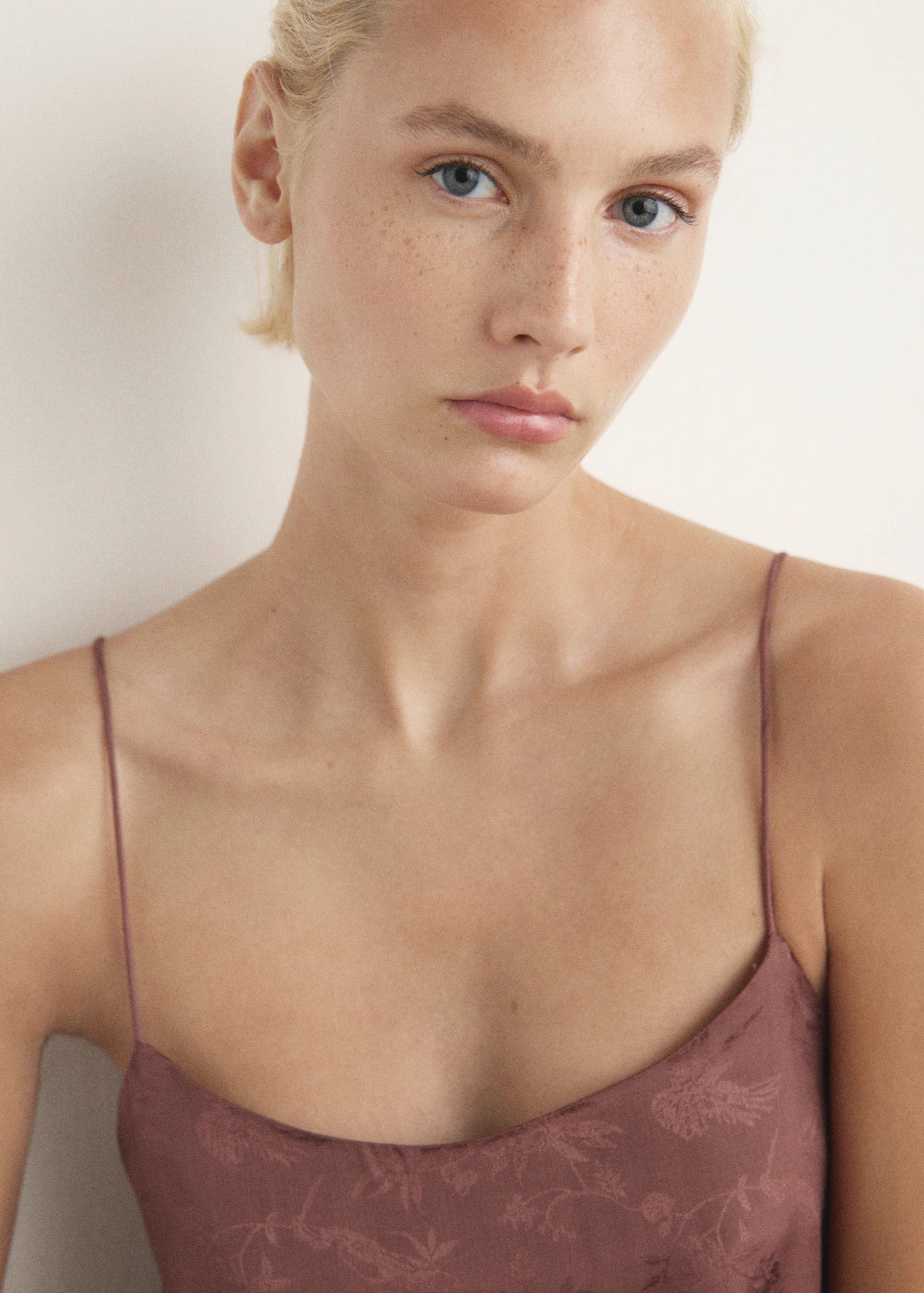 Jacquard Satin Nightdress