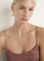 Jacquard Satin Nightdress