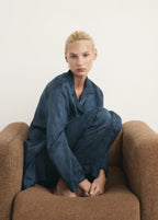 Jacquard Satin Pyjama Shirt