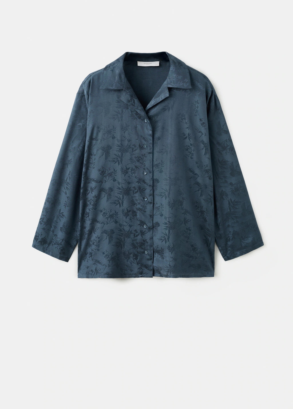 Jacquard Satin Pyjama Shirt