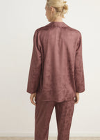 Jacquard Satin Pyjama Shirt