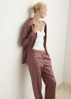Jacquard Satin Pyjama Trousers