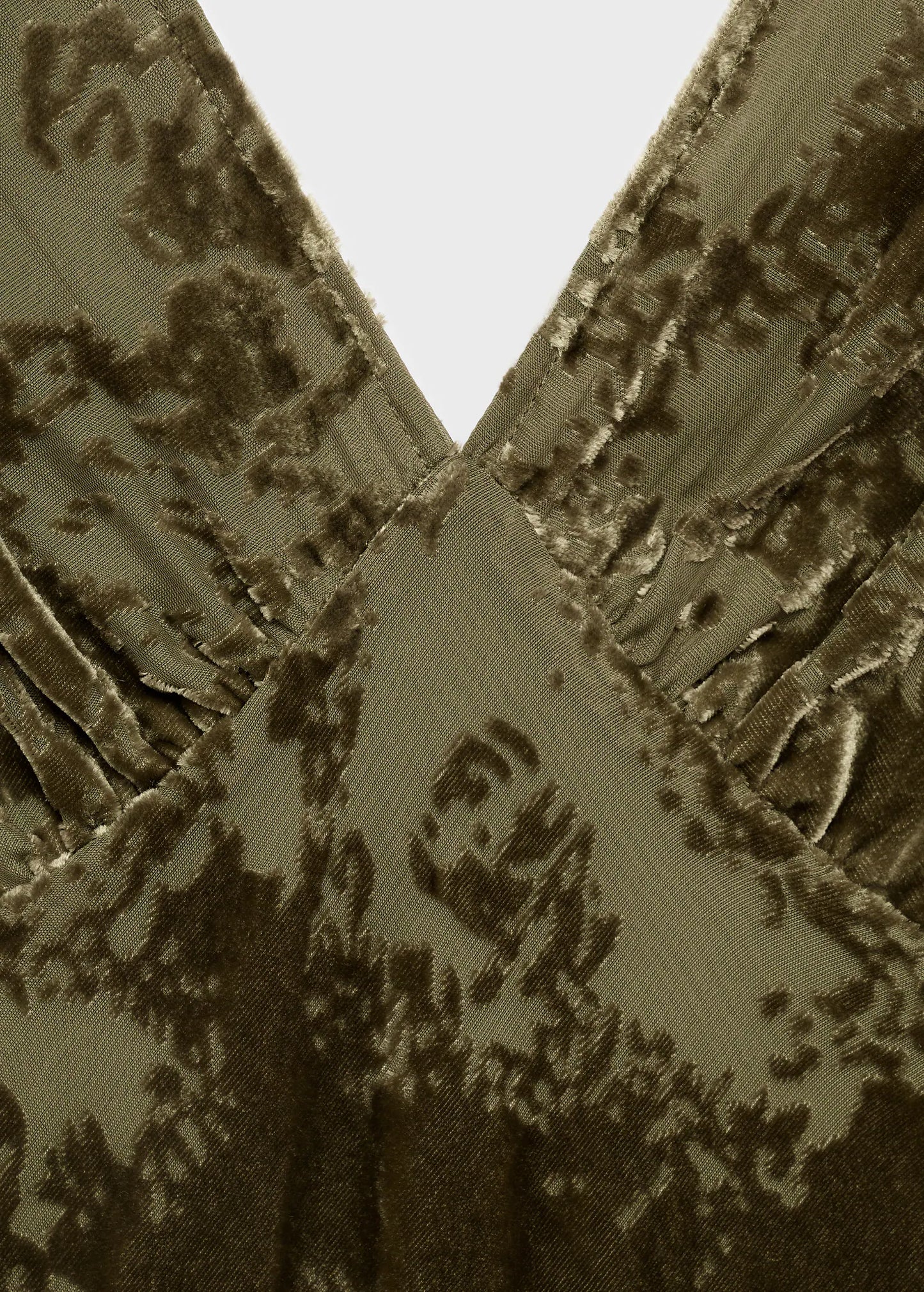 Jacquard V Neck Dress