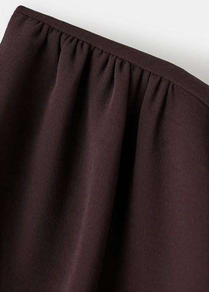 Jumpsuit With Asymmetrical Neck And Bow