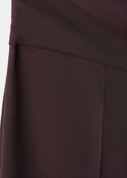 Jumpsuit With Asymmetrical Neck And Bow