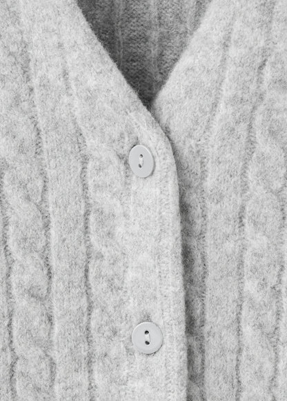 Knitted Braided Cardigan