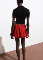 Knitted Cropped Sweater