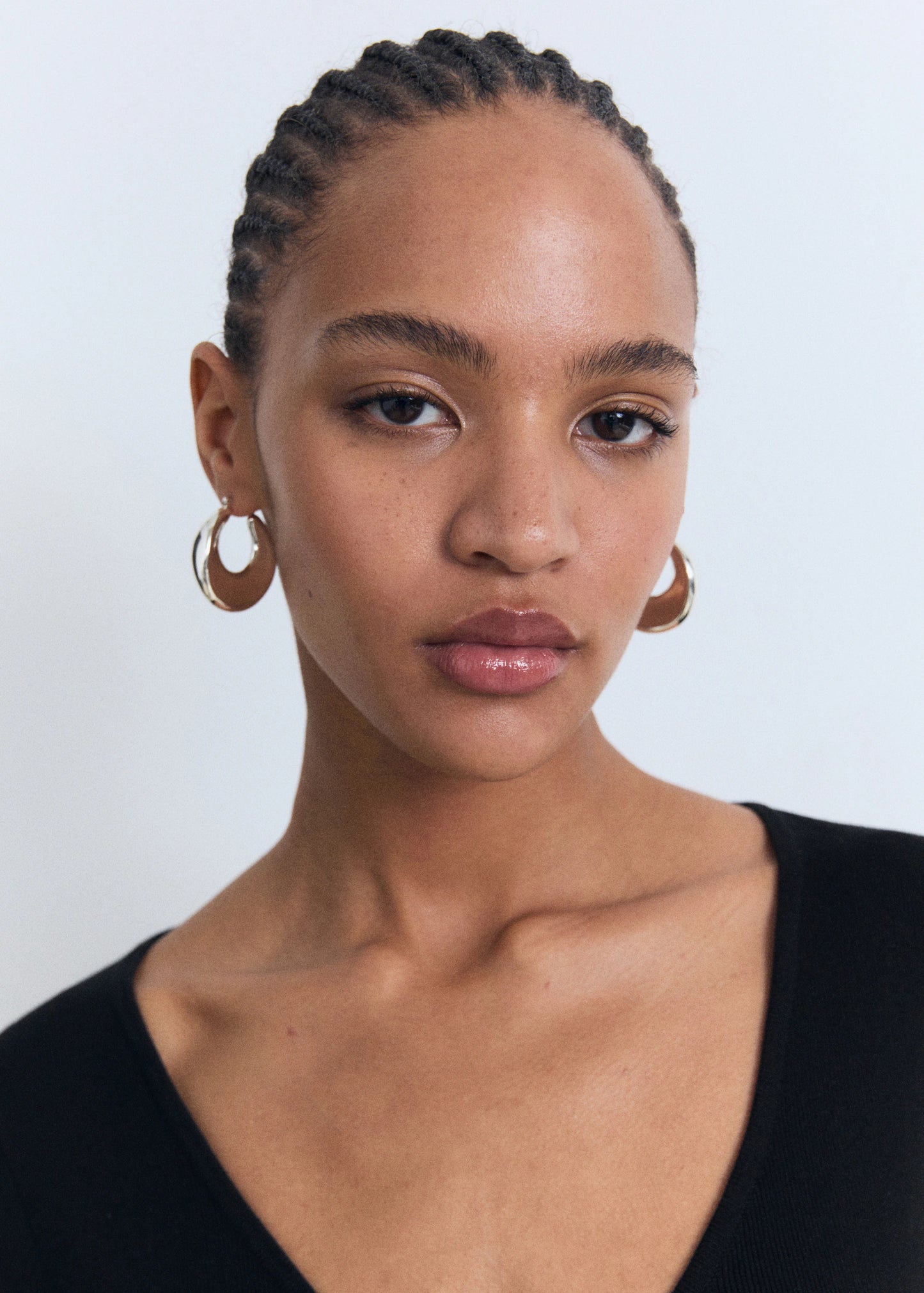 Knitted Dress With Bow Neckline