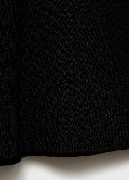 Knitted Dress With Bow Neckline