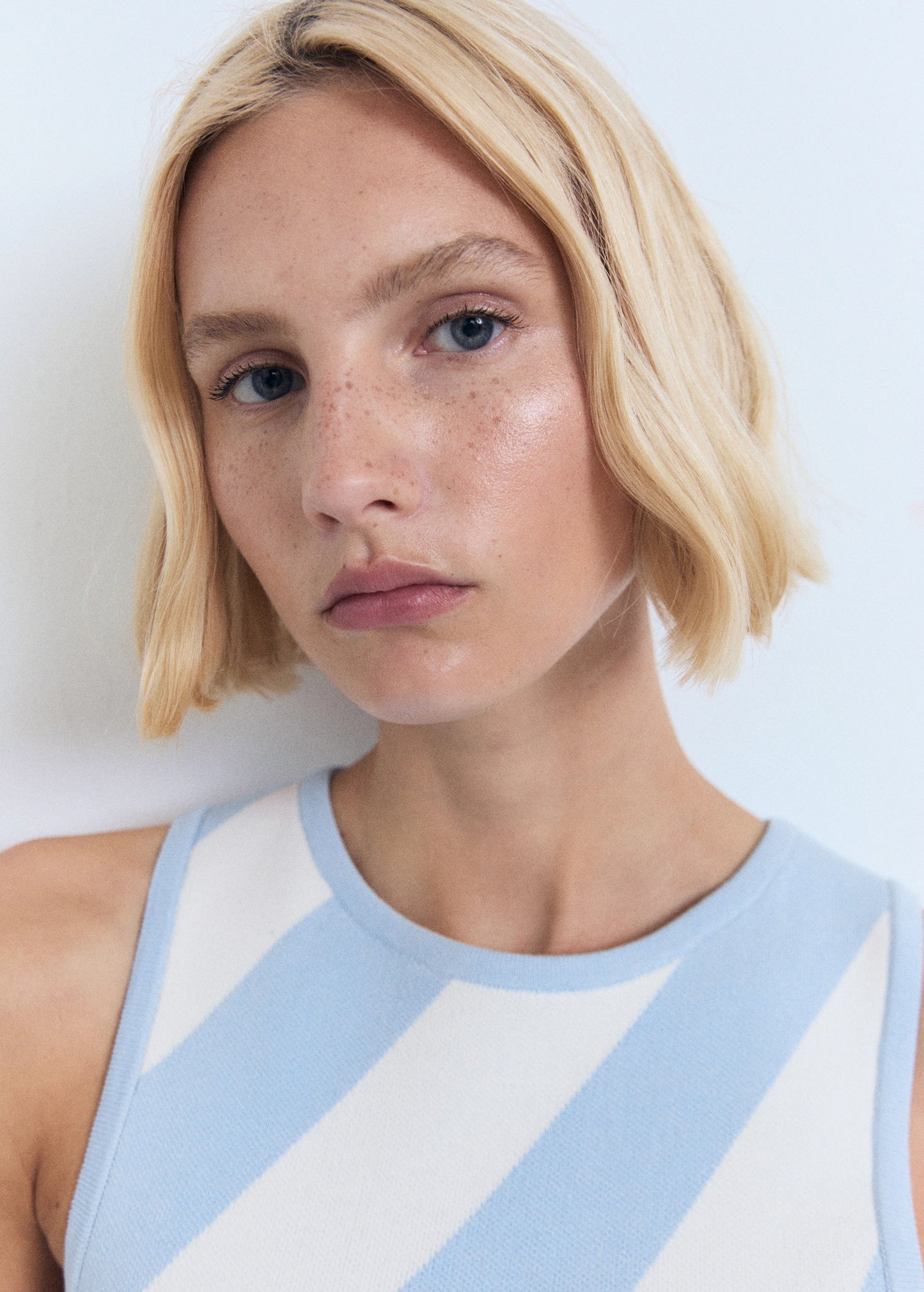 Knitted Dress With Straps