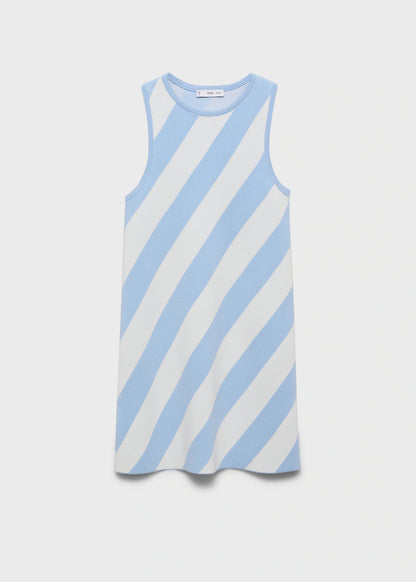 Knitted Dress With Straps