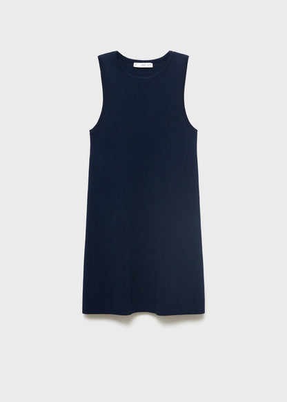 Knitted Dress With Straps