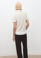 Knitted Gilet With Zip