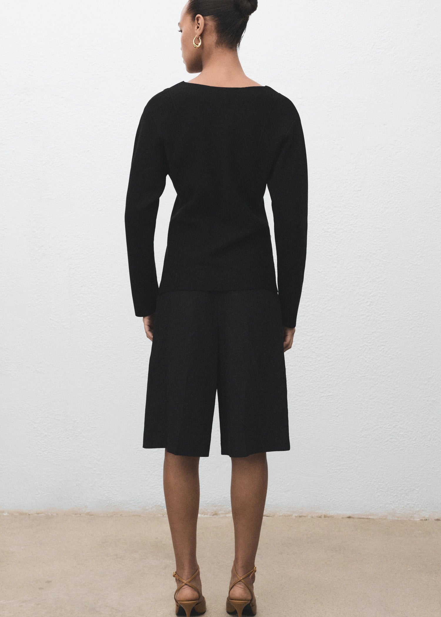 Knitted Jacket With Jewel Buttons