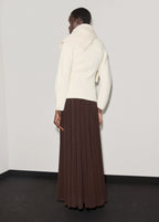 Knitted Jacket With Zip