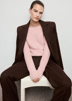 Knitted Ribbed Sweater