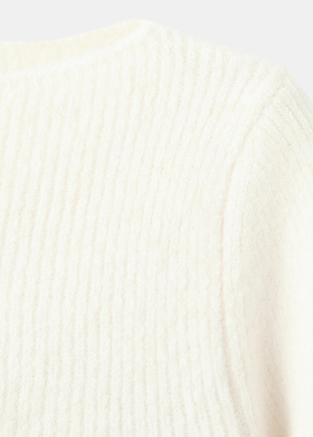 Knitted Ribbed Sweater