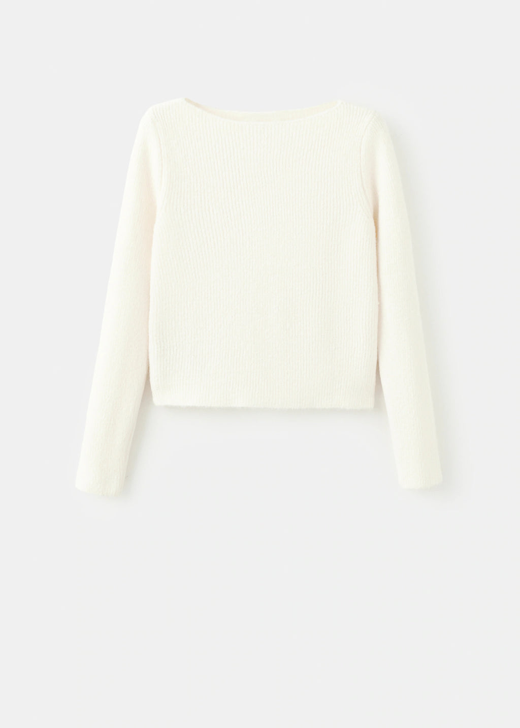 Knitted Ribbed Sweater