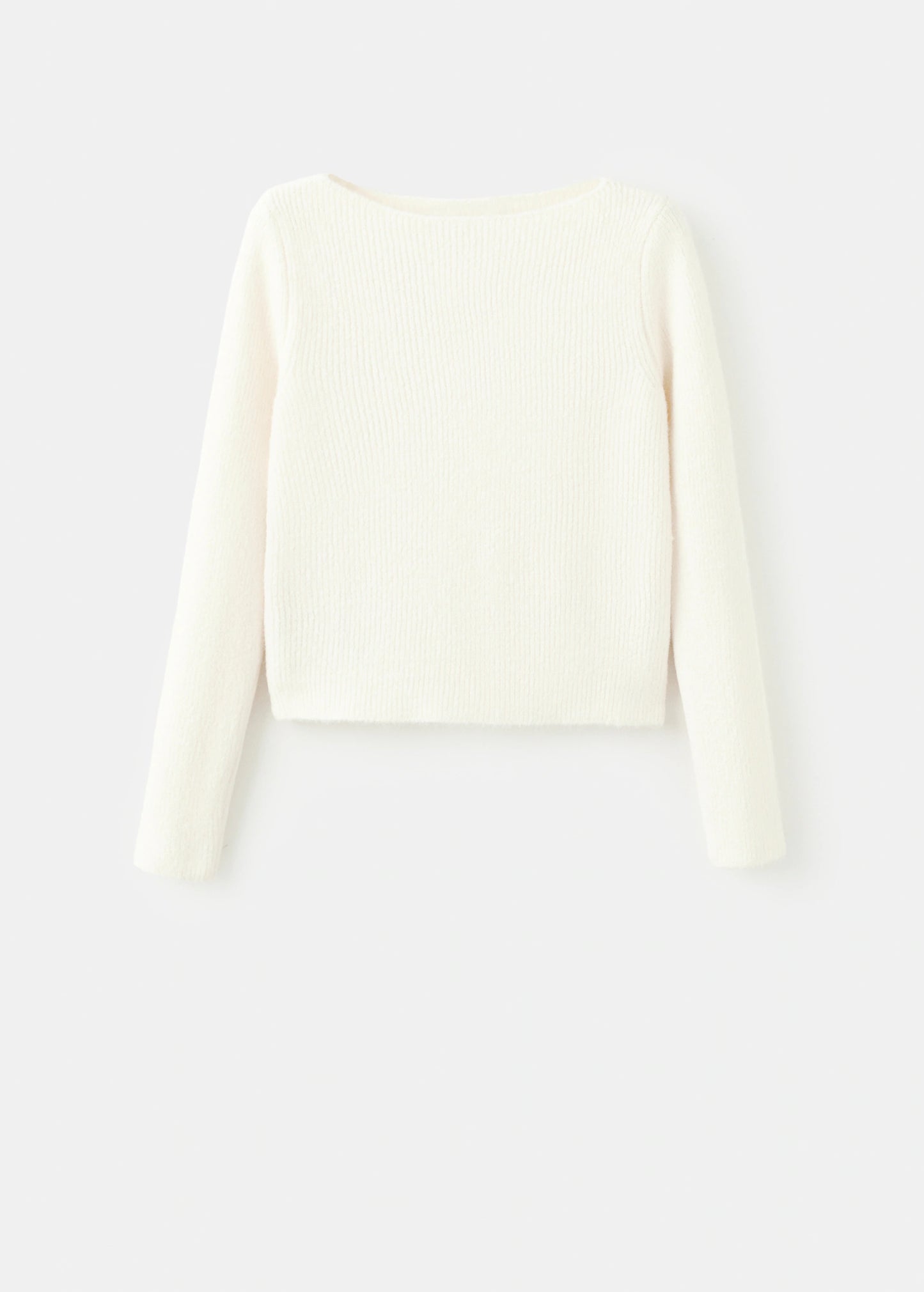 Knitted Ribbed Sweater