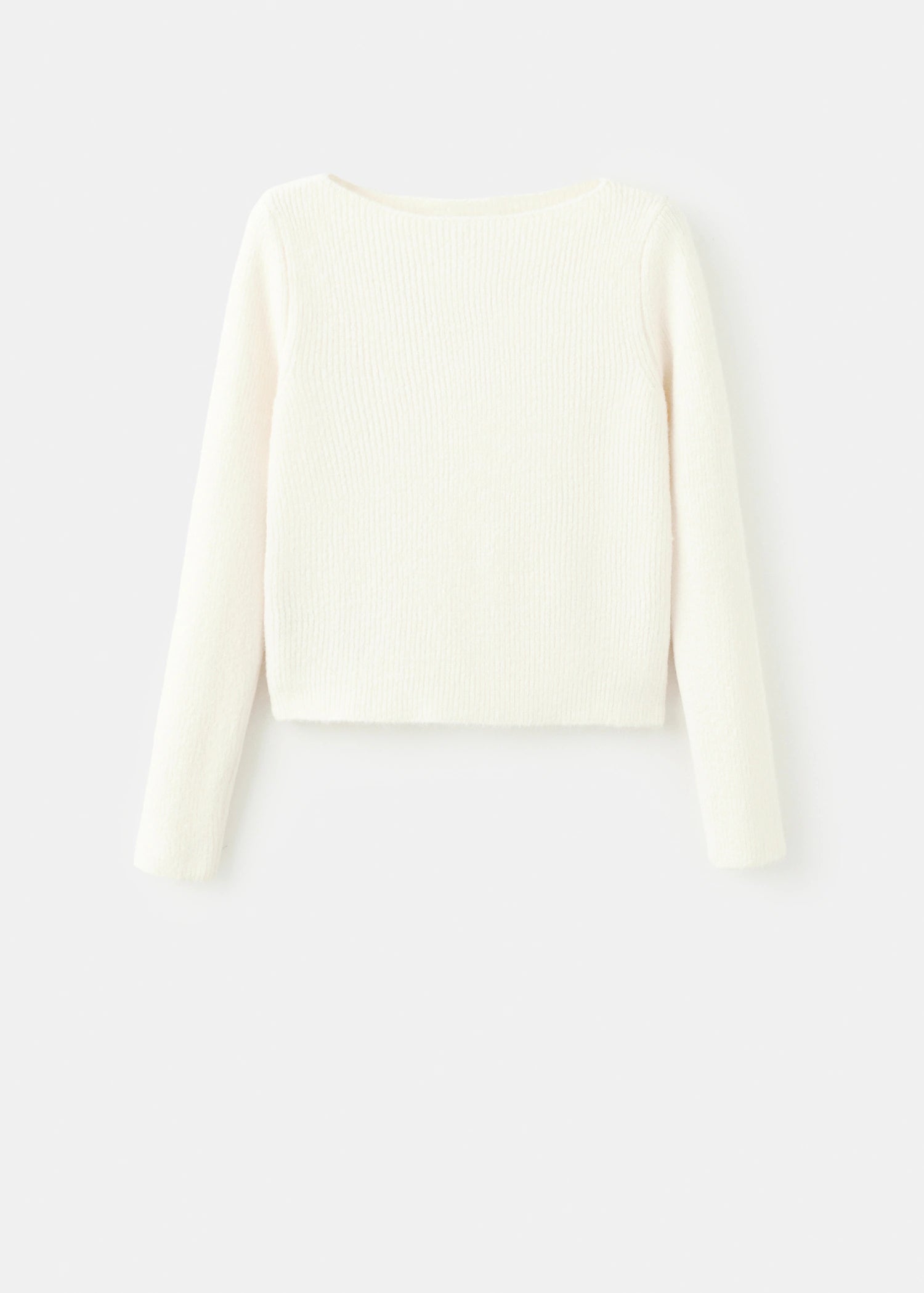 Knitted Ribbed Sweater