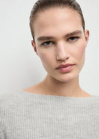 Knitted Ribbed Sweater