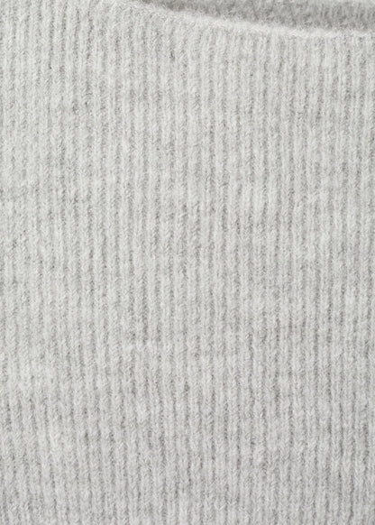 Knitted Ribbed Sweater