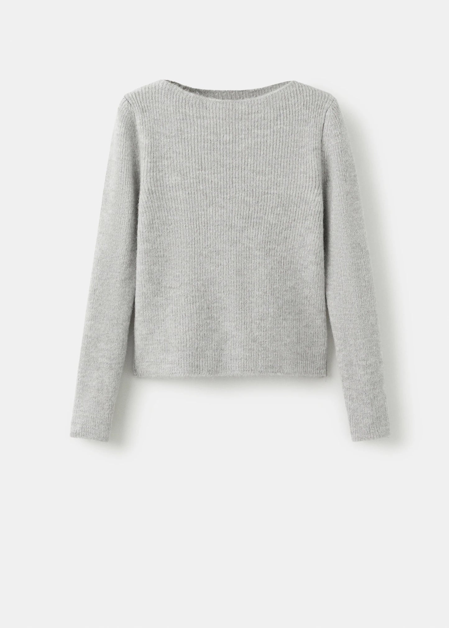 Knitted Ribbed Sweater