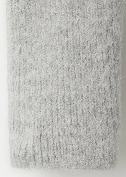 Knitted Ribbed Sweater