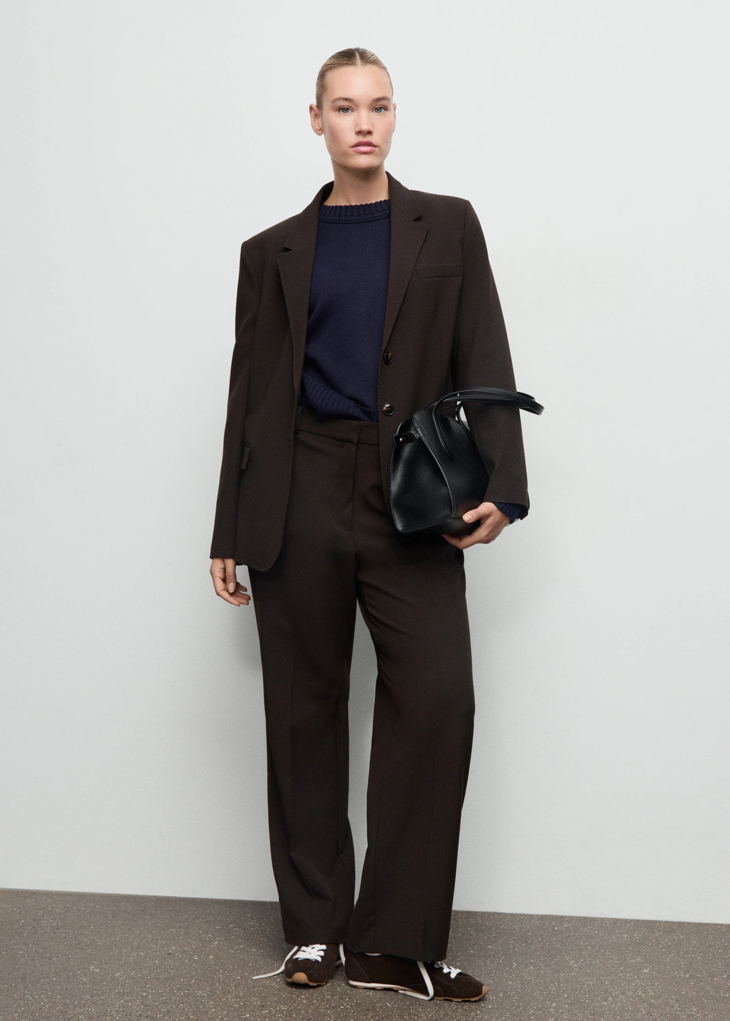 Knitted Sweater With Jewel Buttons