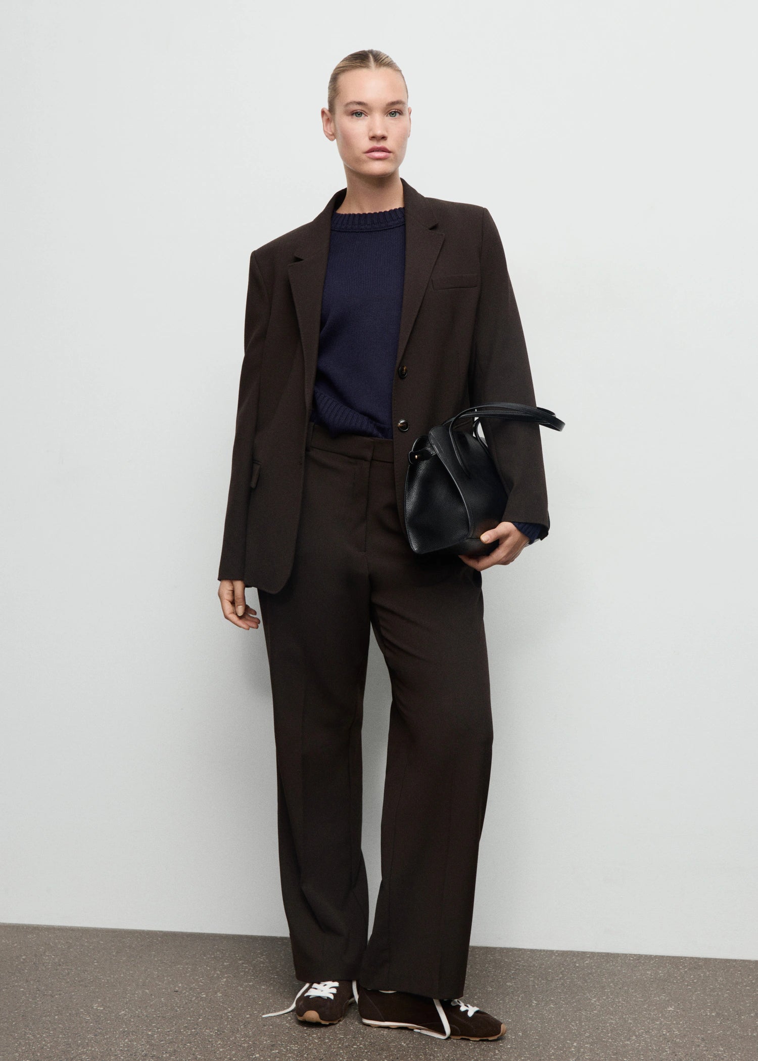 Knitted Sweater With Jewel Buttons