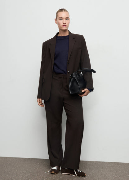 Knitted Sweater With Jewel Buttons