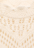 Knitted Sweater With Openwork Details