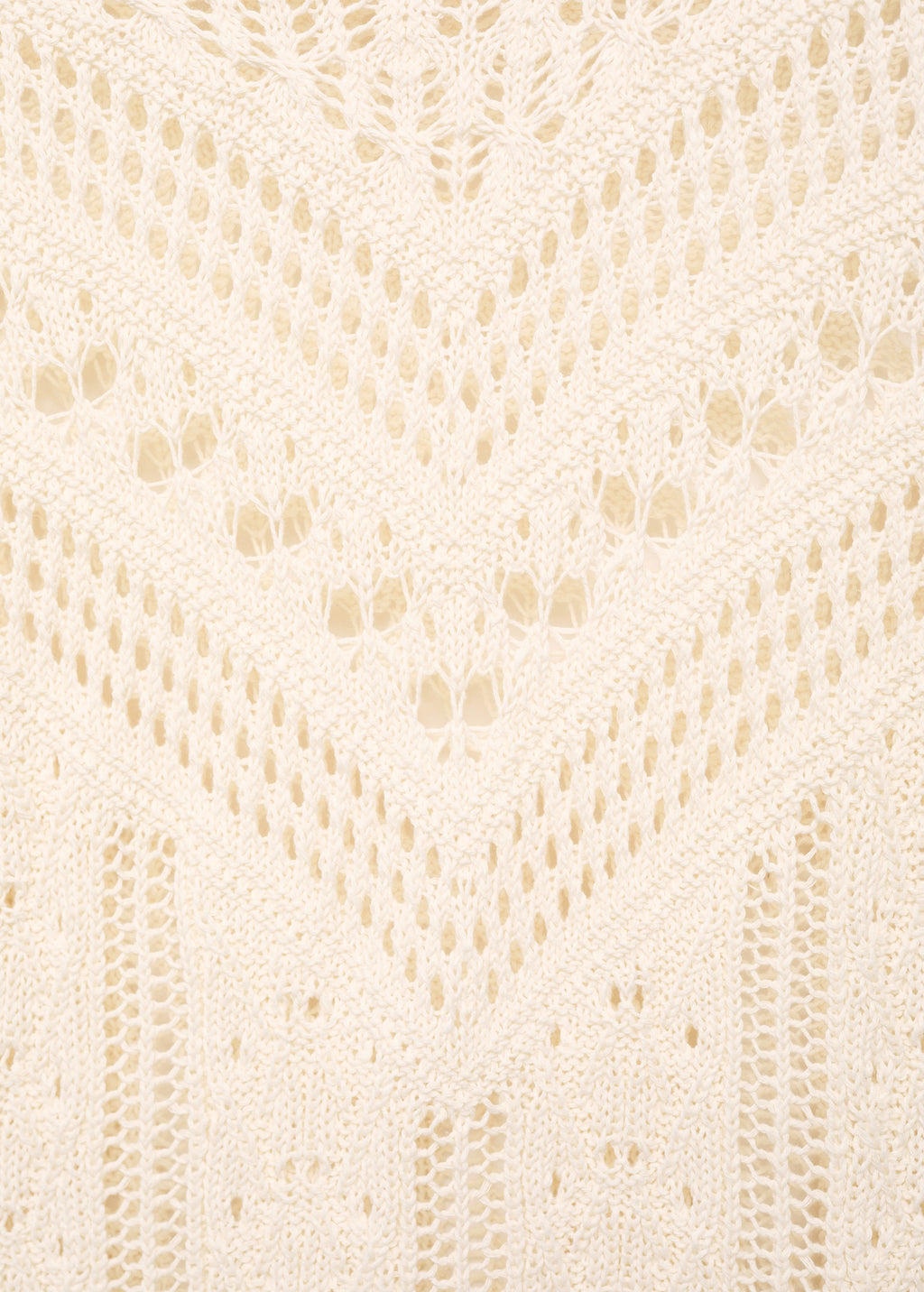 Knitted Sweater With Openwork Details