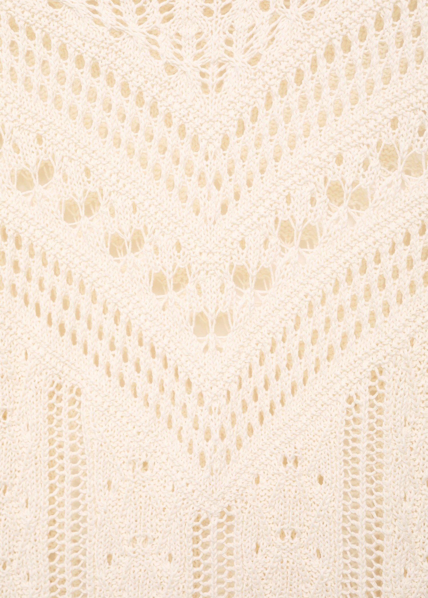 Knitted Sweater With Openwork Details