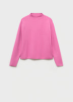 Knitted Sweater With Perkins Neck