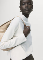 Knitted Sweater With Perkins Neck