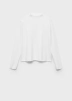 Knitted Sweater With Perkins Neck