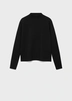 Knitted Sweater With Perkins Neck