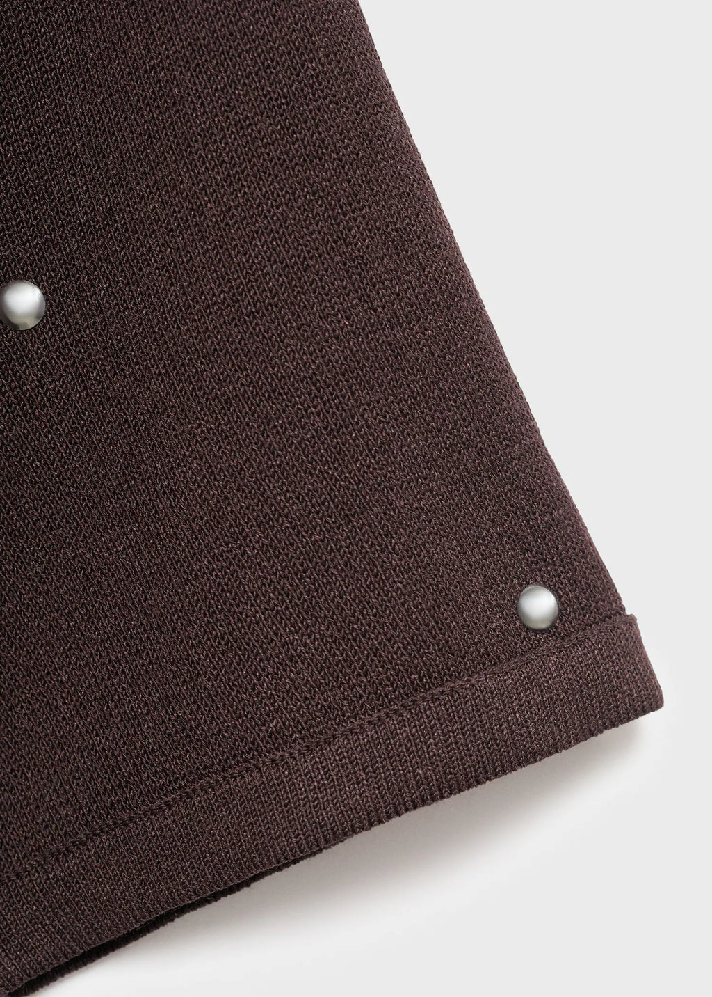 Knitted Sweater With Rhinestones