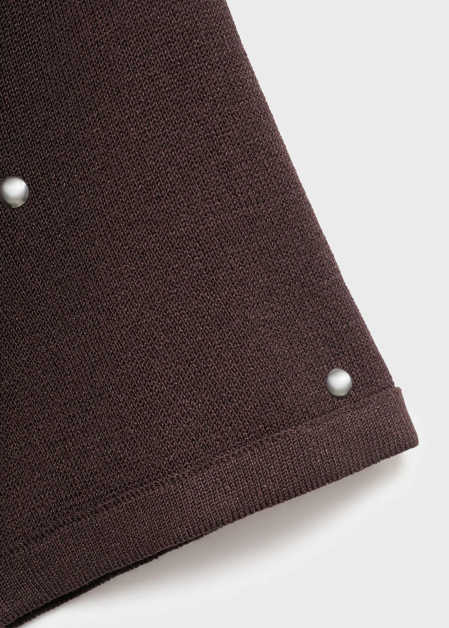 Knitted Sweater With Rhinestones