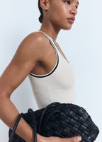 Knitted Top With Contrast Details