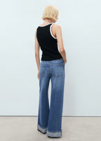 Knitted Top With Contrast Details